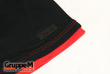 GruppeM | T-Shirt | Black and Red with GruppeM Logo